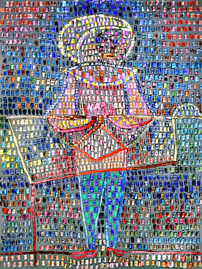 Remastered Art Boy in Fancy Dress by Paul Klee 20220409 Painting by - Paul Klee