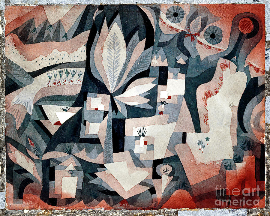 Remastered Art Dry Cooler Garden by Paul Klee 20220118 Painting by - Paul Klee