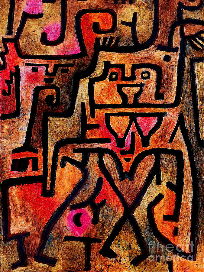 Remastered Art Forest Witches by Paul Klee 20231230 Painting by - Paul Klee