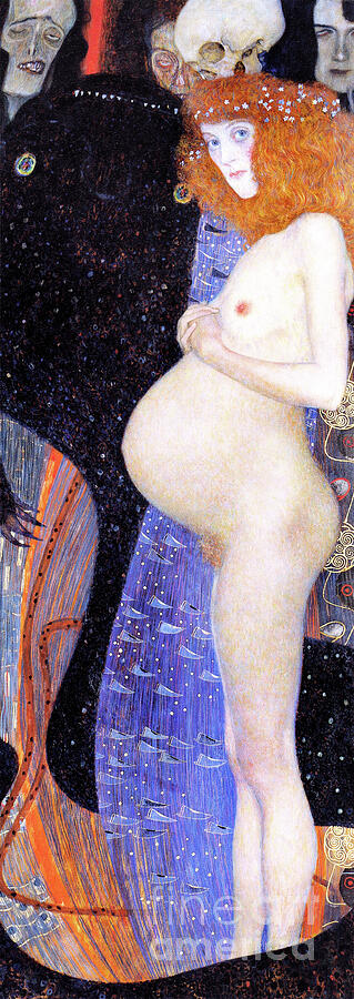 Remastered Art Hope by Gustav Klimt 20240226 Painting by - Gustav Klimt