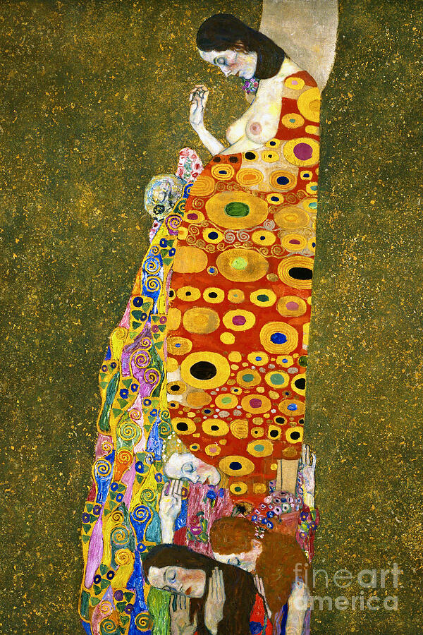 Remastered Art Hope II by Gustav Klimt 20240226 v2 Painting by - Gustav Klimt