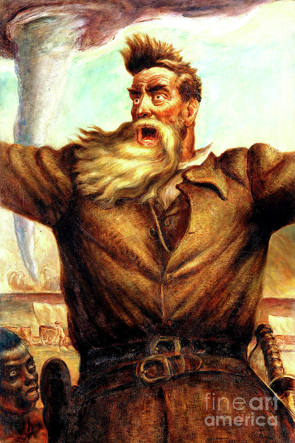 Remastered Art John Brown Study For The Kansas Mural by John Steuart Curry 20220519 Painting by John Steuart Curry