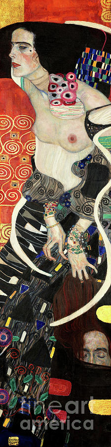 Remastered Art Judith II Salome by Gustav Klimt 20220112 Painting by Gustav-Klimt