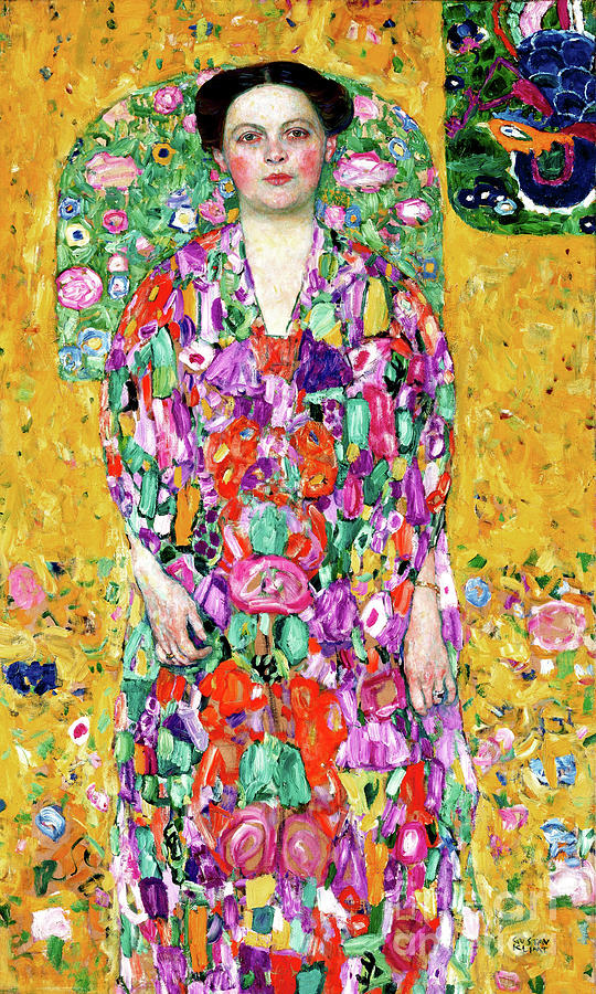 Remastered Art Portrait of Eugenia Primavesa by Gustav Klimt 20220402 Painting by Gustav-Klimt