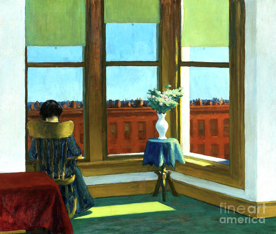 Remastered Art Room In Brooklyn by Edward Hopper 20231102 Painting by - Edward Hopper