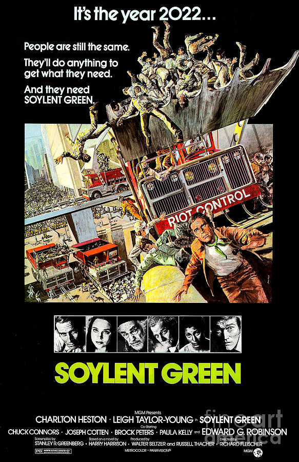 Remastered Art Soylent Green 20231008 Mixed Media by Movie Studio Artist
