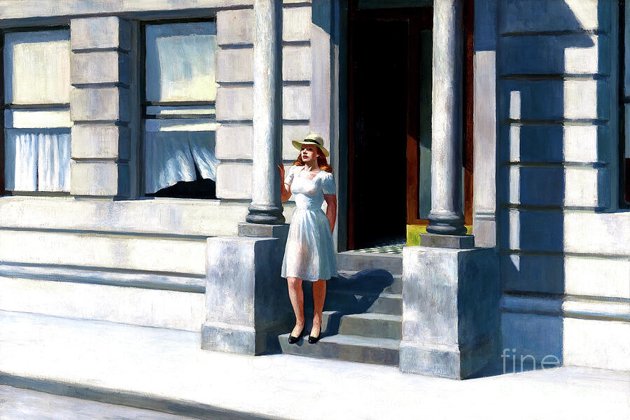 Remastered Art Summertime by Edward Hopper 20240210 Painting by Edward-Hopper