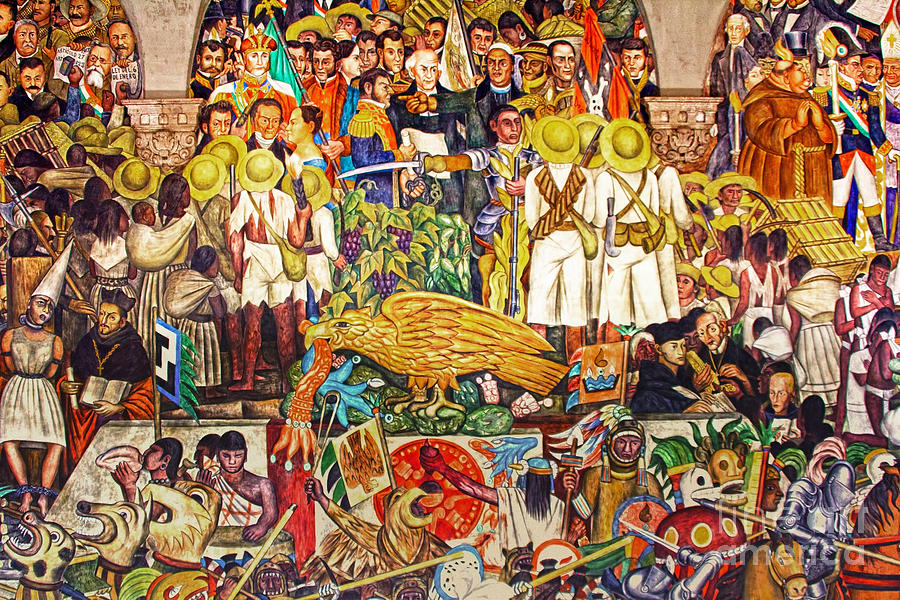 Remastered Art The History Of Mexico by Diego Rivera 20230323 Painting by - Diego Rivera