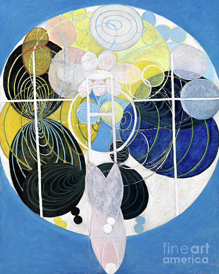 Remastered Art The Large Figure Paintings No 5 by Hilma af Klint 20240121 Painting by Hilma af Klint