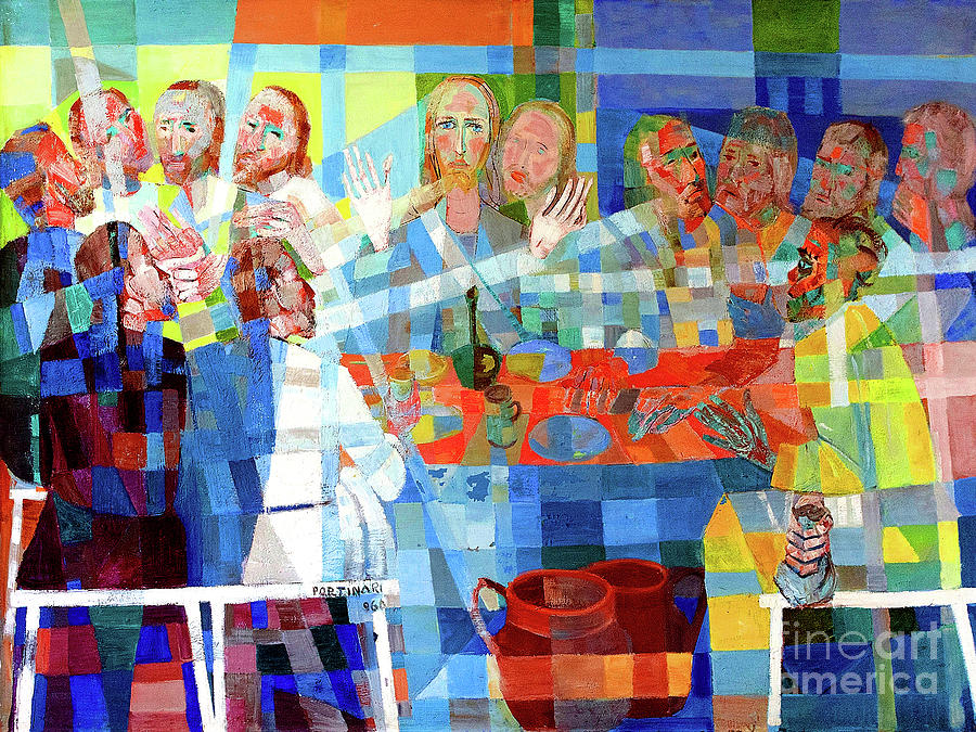 Remastered Art The Last Supper by Candido Portinari 20220123 Painting by Candido Portinari