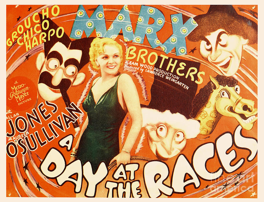 Remastered Art The Marx Brothers A Day At The Races 20230524 Mixed Media by Movie Studio Artist