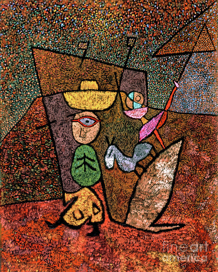 Remastered Art Traveling Circus by Paul Klee 20220511 Painting by - Paul Klee