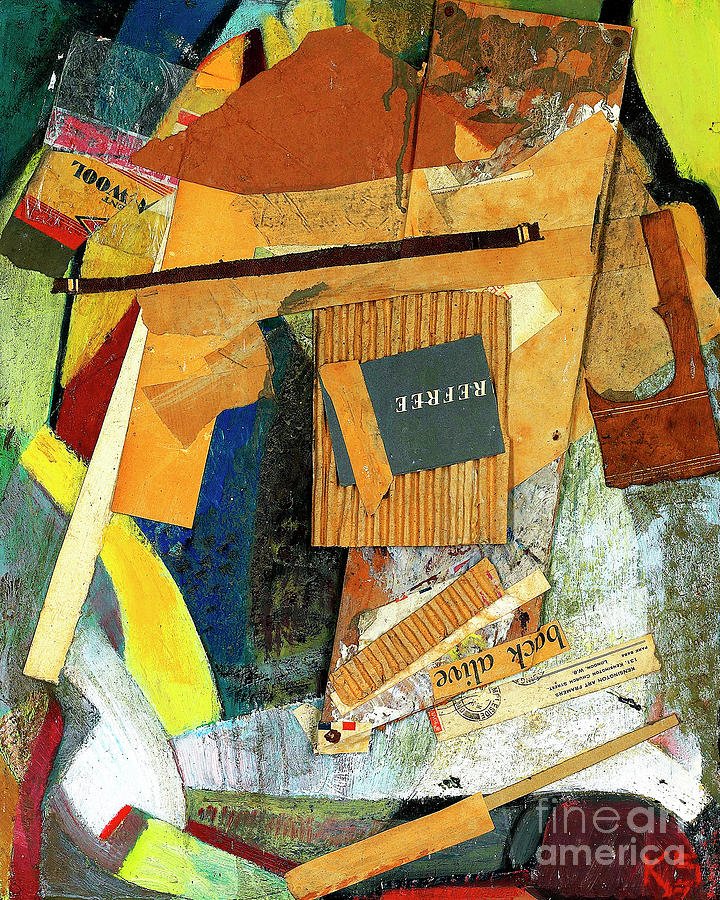 Remastered Art Untitled by Kurt Schwitters 20220114 Mixed Media by Kurt Schwitters