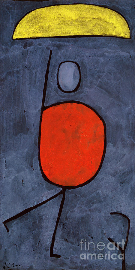 Remastered Art With umbrella by Paul Klee 20220118 Painting by - Paul Klee