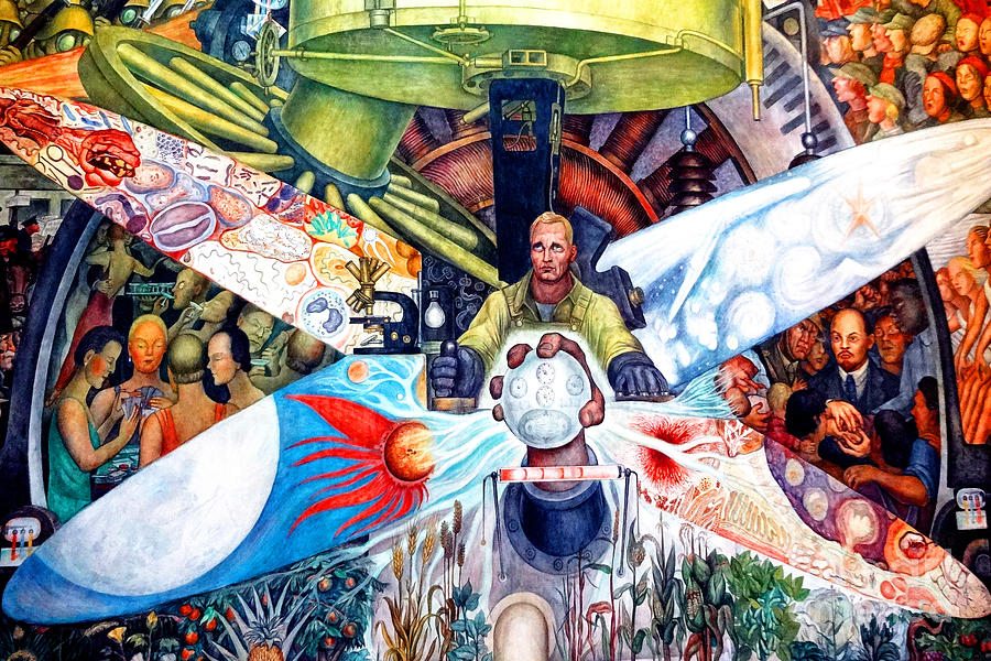 Remastered Man At The Crossroads by Diego Rivera 20230323 Painting by - Diego Rivera