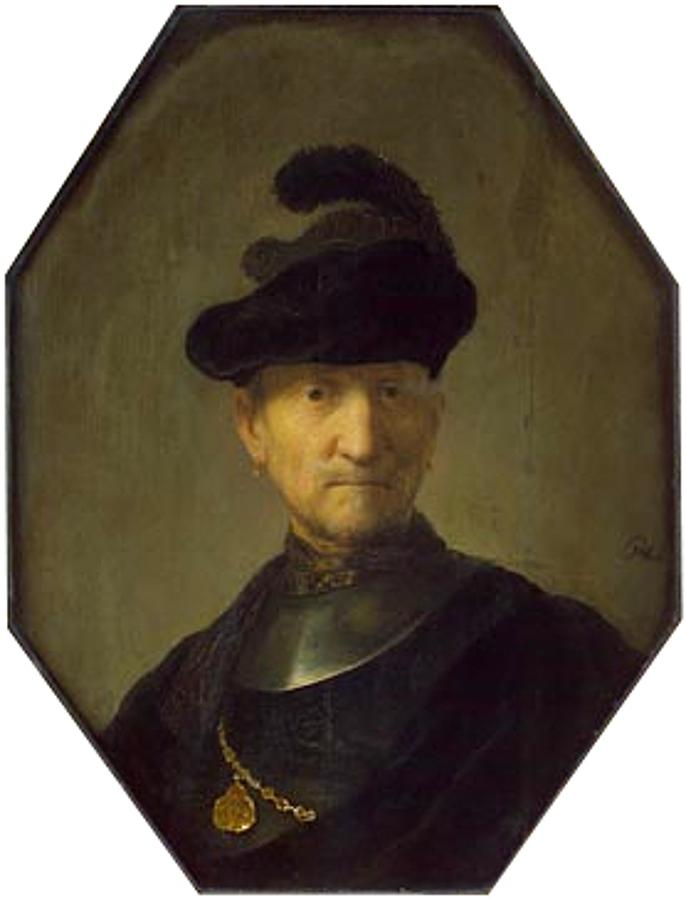 Rembrandt - Old Soldier Painting by Les Classics - Fine Art America