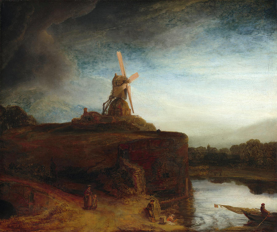 Rembrandt van Rijns The Mill Painting by Bob Pardue