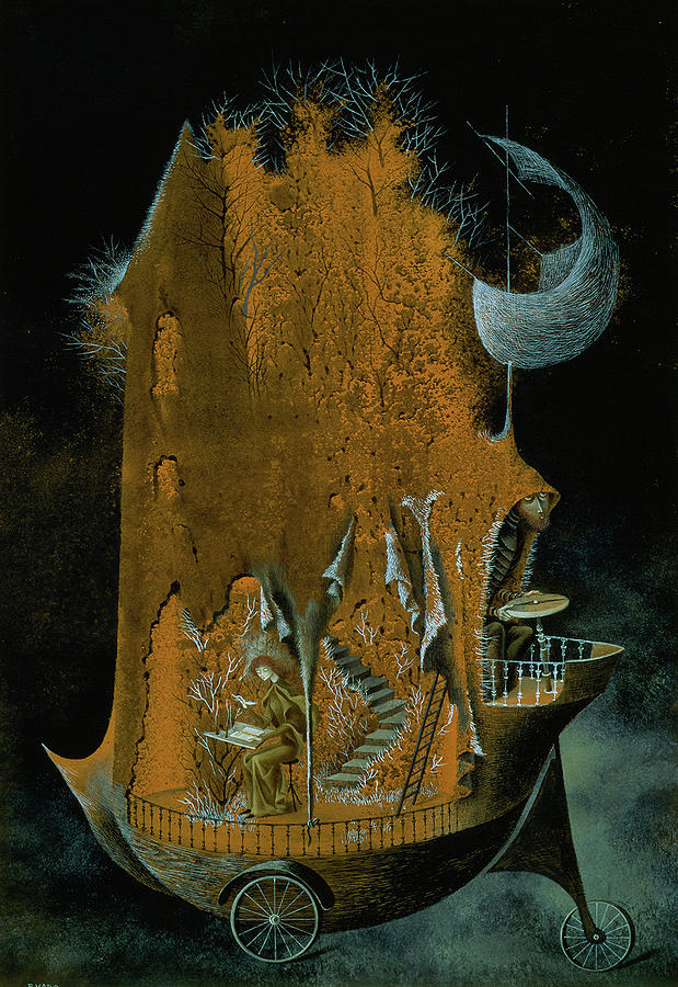 Emigrantes, 1962 Hd Painting By Remedios Varo - Fine Art America