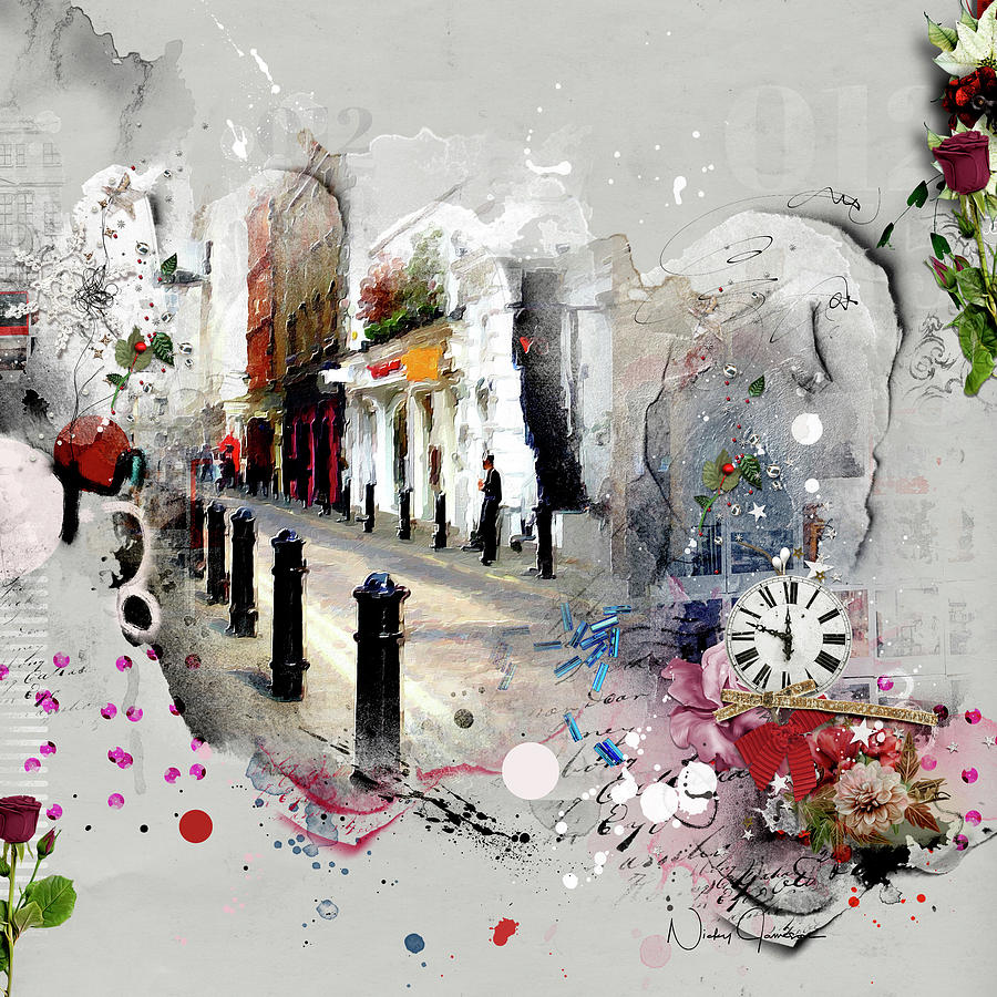 Remember Rose Street Mixed Media by Nicky Jameson