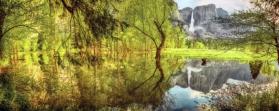 REMEMBERED LANDSCAPE PANORAMA, Yosemite National Park, California Photograph by Don Schimmel