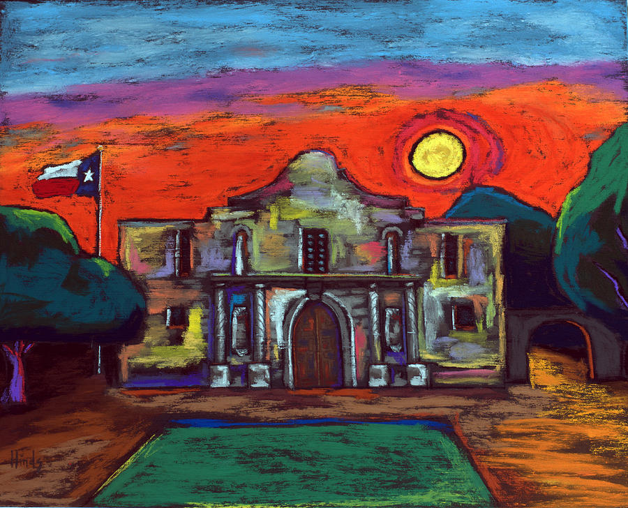 John Wayne Painting - Remembering The Alamo by David Hinds