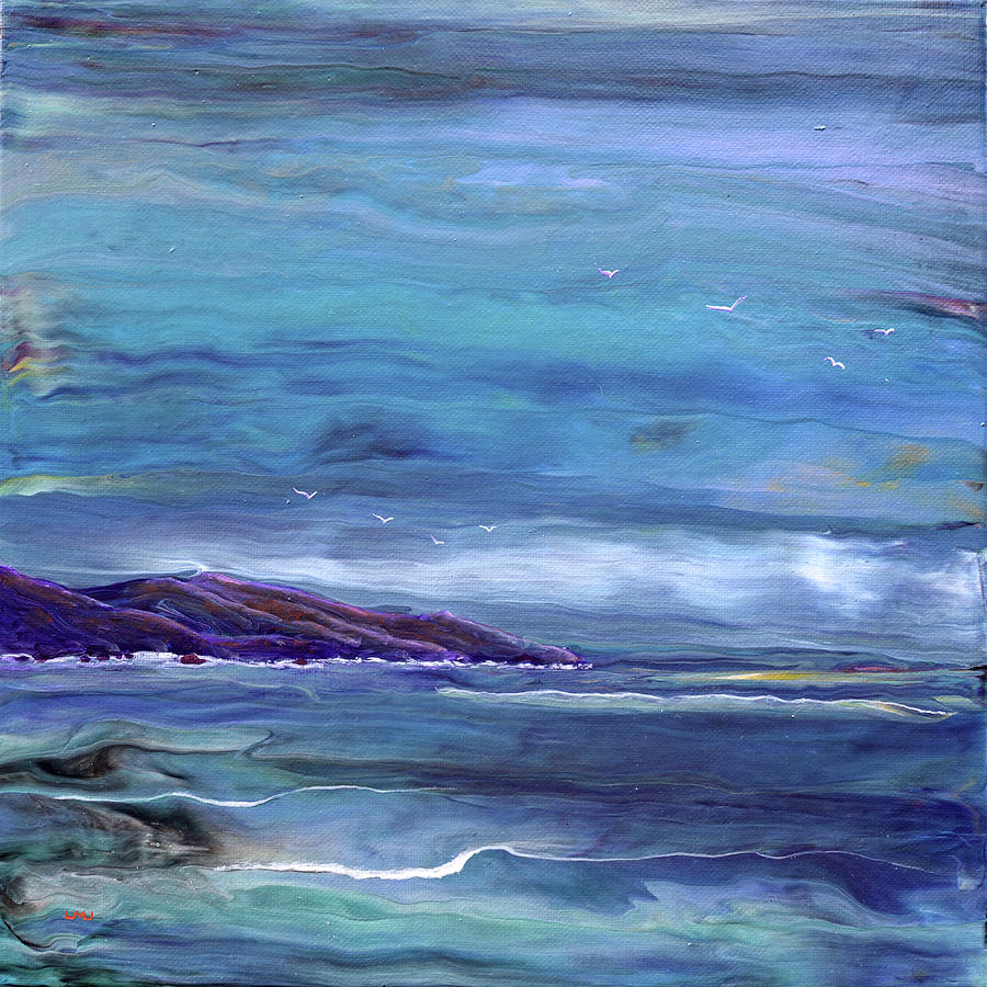 Remembering the Gentle Waves Painting by Laura Iverson