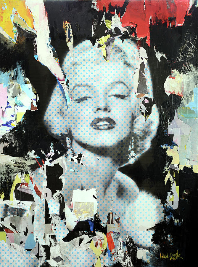 Remnants of Marilyn Mixed Media by James Hudek - Pixels
