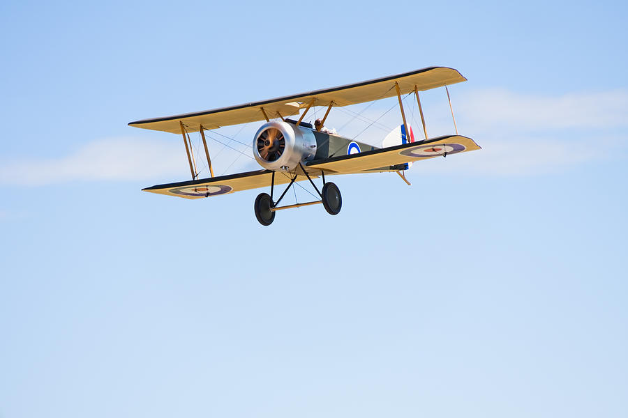 Remote Control Biplane in Flight Photograph by Skhoward