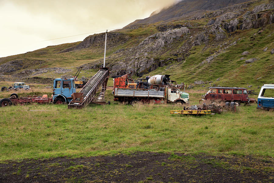 Remote scrapyard at Seydisfjordur Photograph by RicardMN Photography