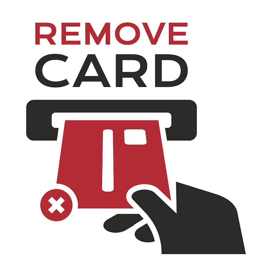 Remove Credit Card Drawing by Filo