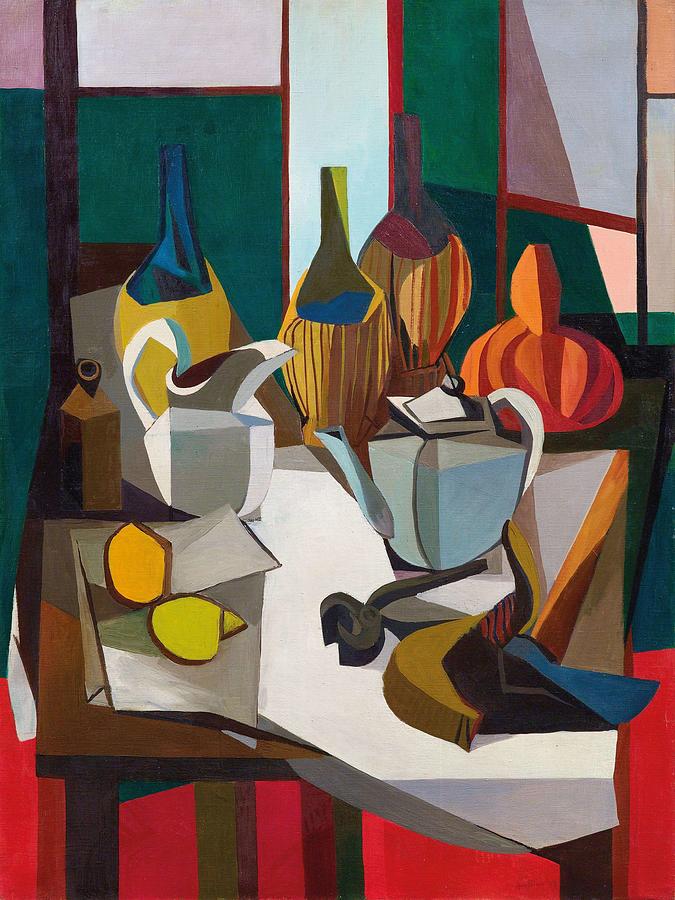 Renato Guttuso Still life with the ax Painting by Dan Hill Galleries ...