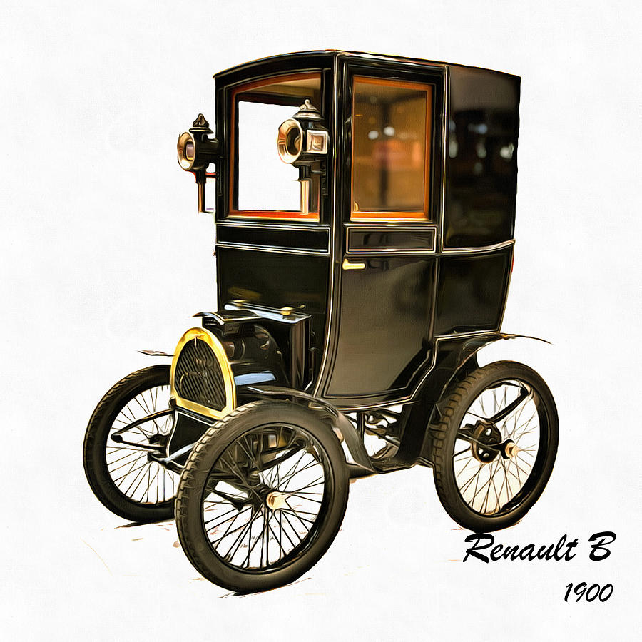 Renault B, 1900 Digital Art By Guenther Wolek - Fine Art America