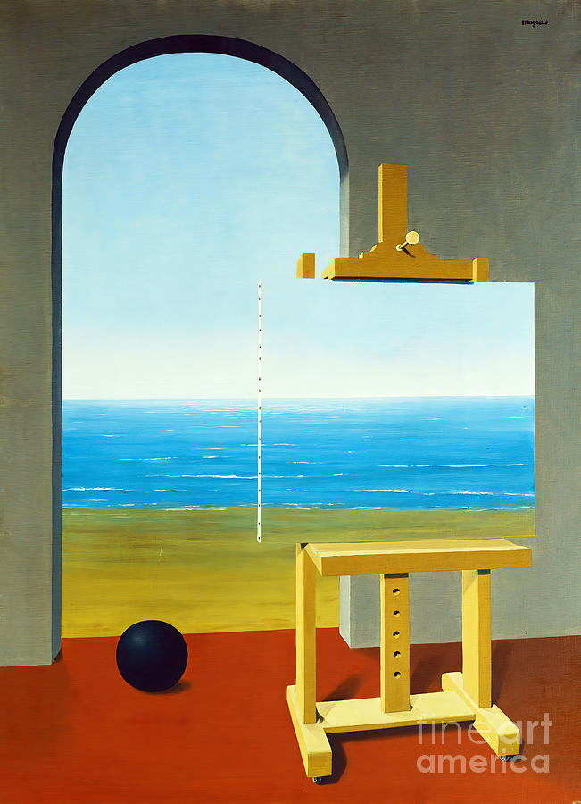 Rene Magritte - The Human Condition II, 1935 Painting by Magical ...