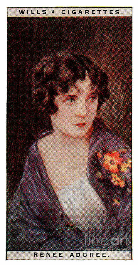 Renee Adoree Tobacco Card Photograph by Sad Hill - Bizarre Los Angeles Archive