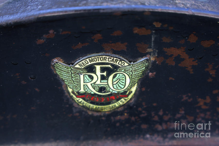 REO Motor Car Badge 7343 Photograph by Jack Schultz