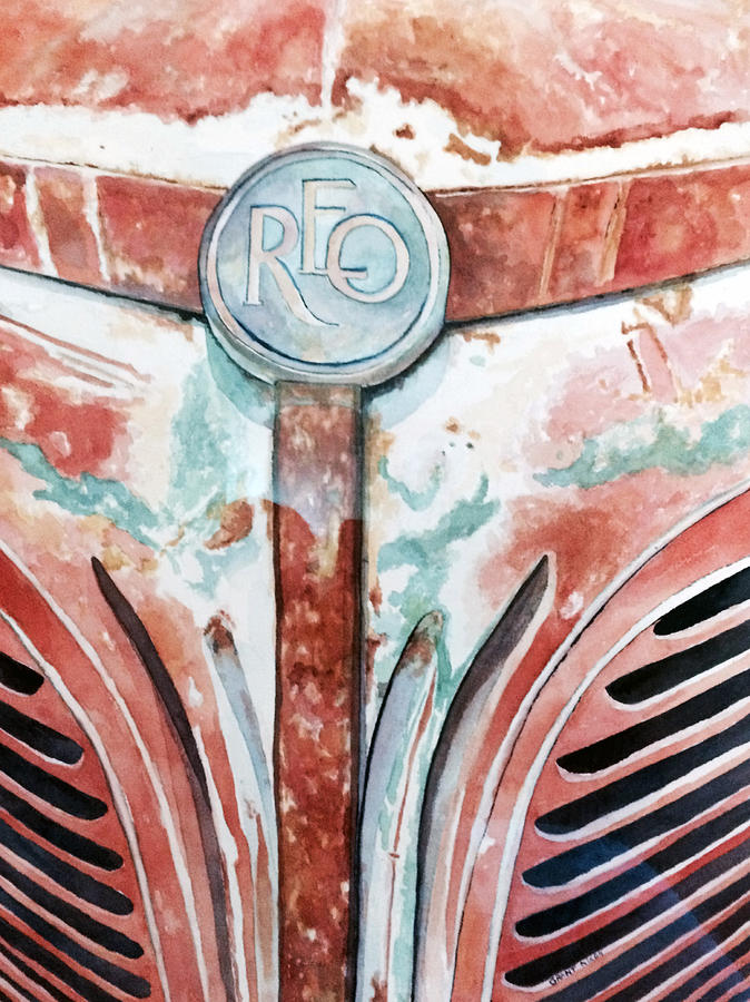 REO Truck Painting by Grant Nixon