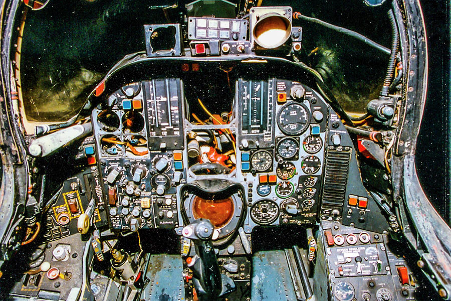 Republic F-105D Cockpit Photograph by Tommy Anderson