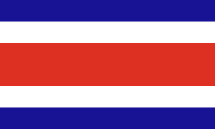 Republic Of Costa Rica Flag Photograph By Robert Banach - Fine Art America