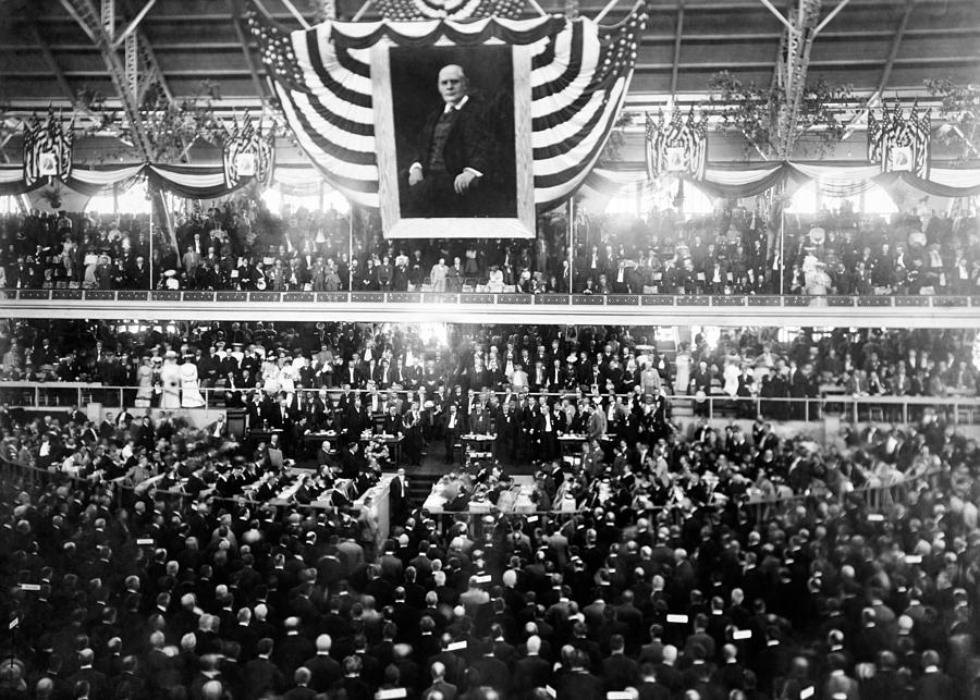 Republican National Convention - Opening Prayer - 1904 Photograph by War Is Hell Store