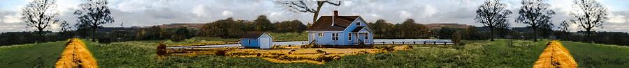 Little House On A Modern Prairie Mixed Media by Teresa Trotter