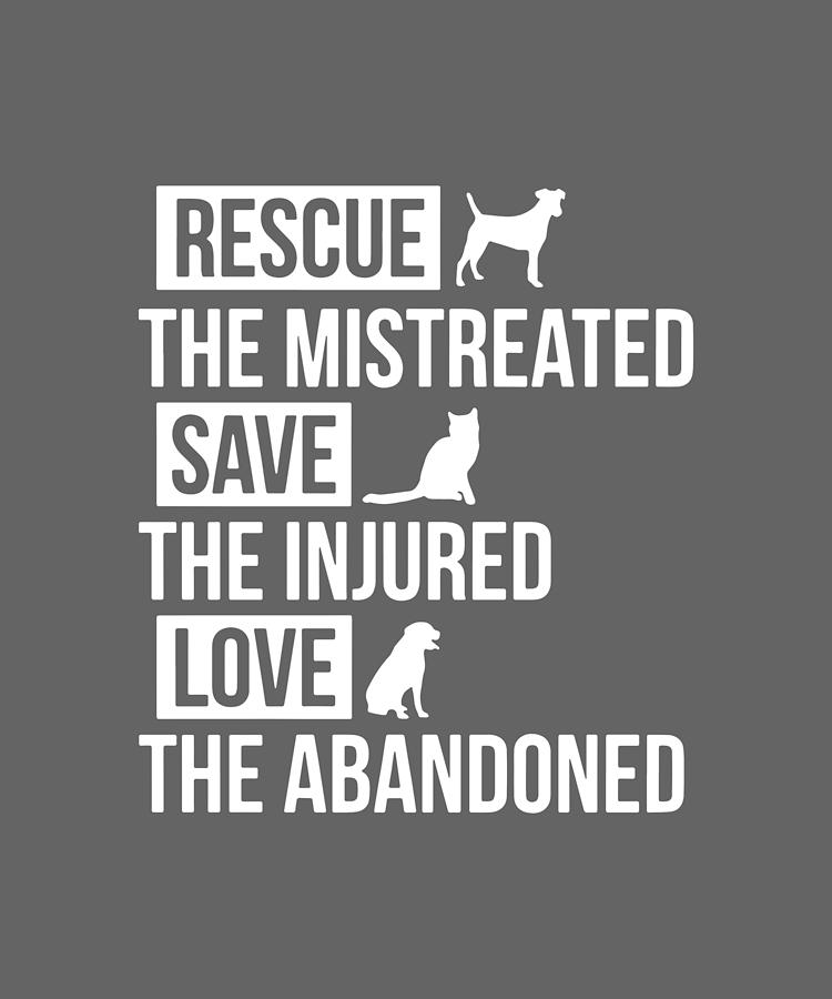 Rescue The Mistreated Save The Injured Love The Abandoned Dog Husky ...