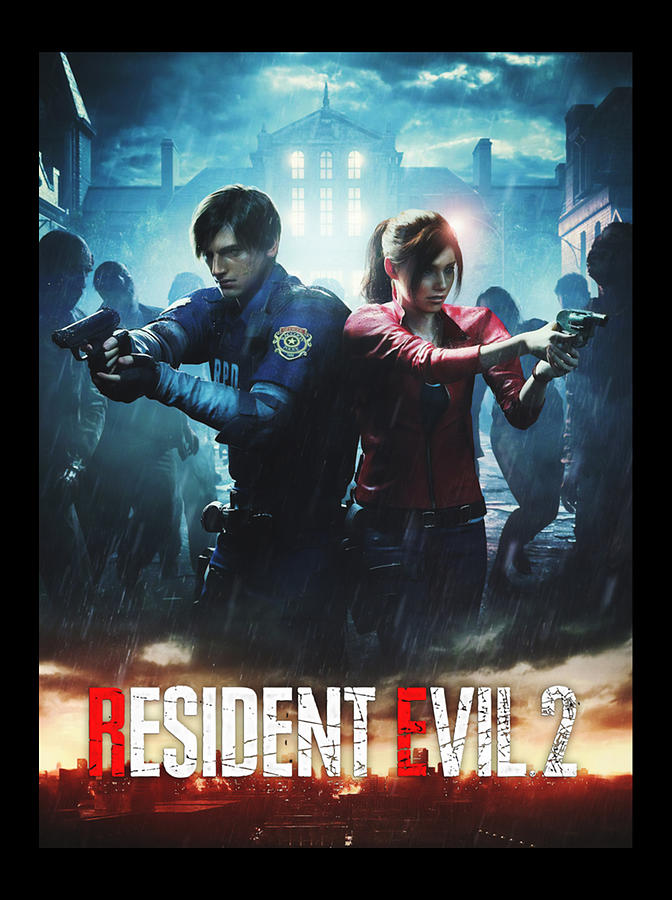 Resident Evil 2 Remake - Leon Claire Digital Art by Gene Bradford