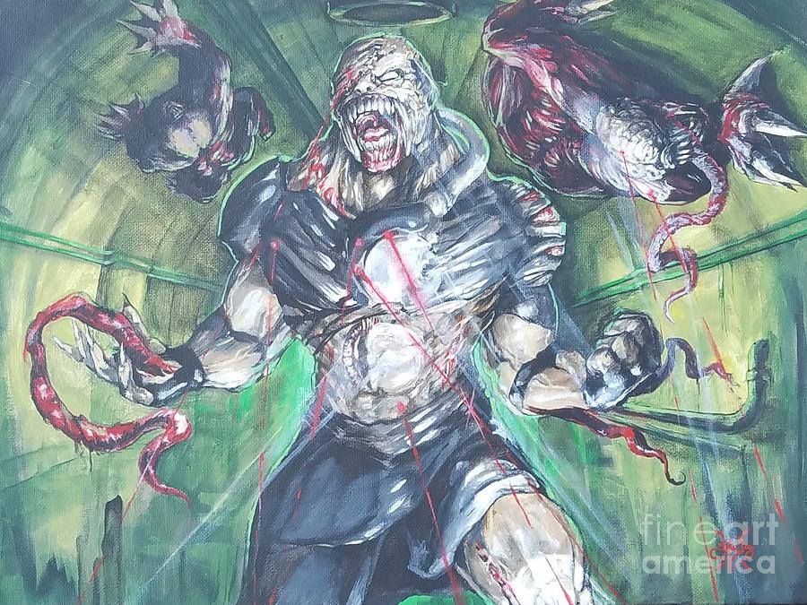 Resident Evil Painting by Tyler Haddox