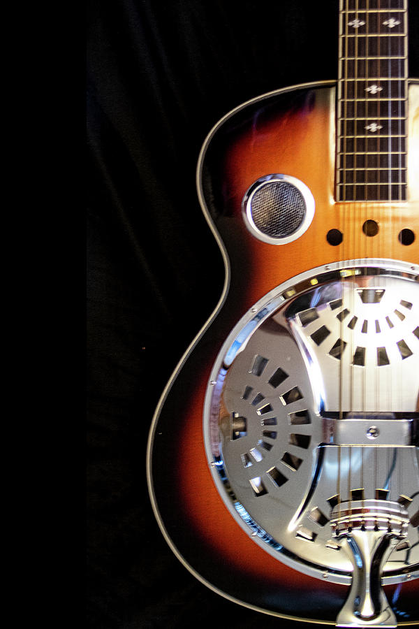 Resonator Acoustic Guitar Detail Photograph by Bob Decker