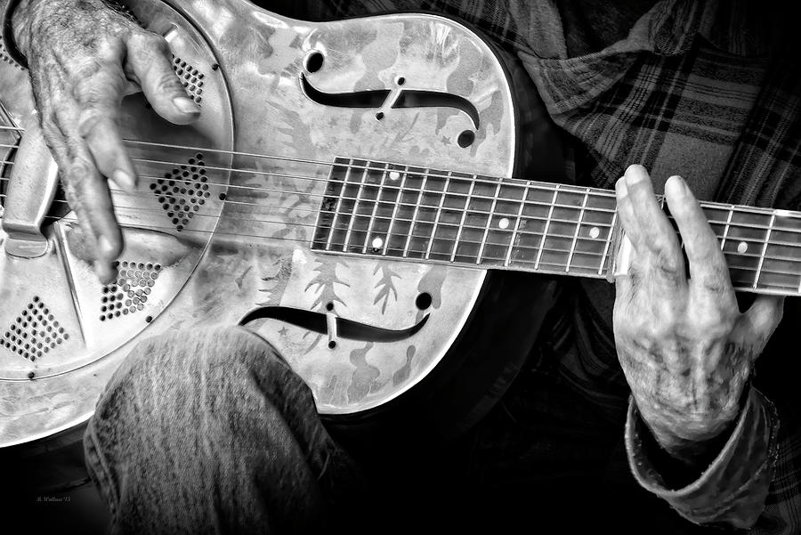 Music Photograph - Resonator Guitar  by Brian Wallace