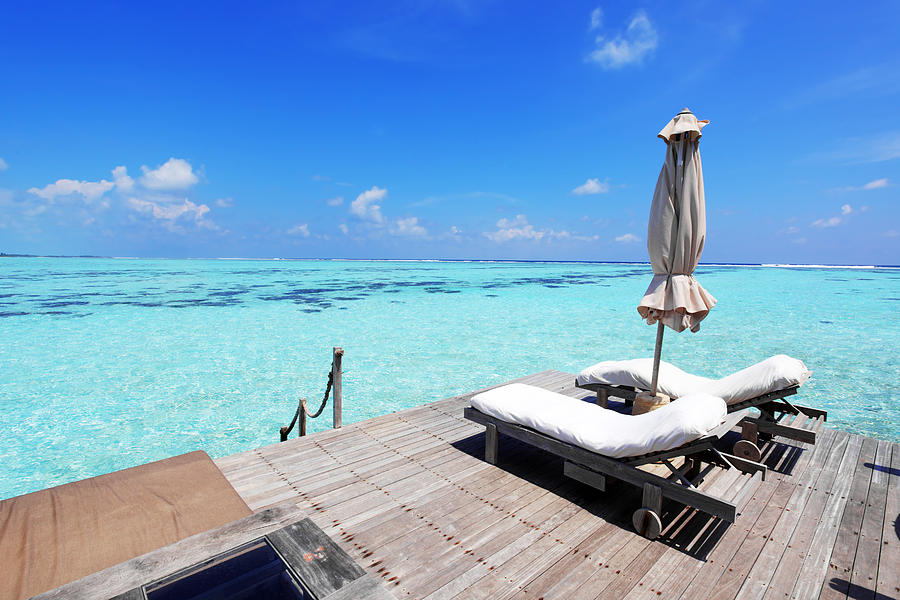 Resort in Maldives Photograph by Skynesher