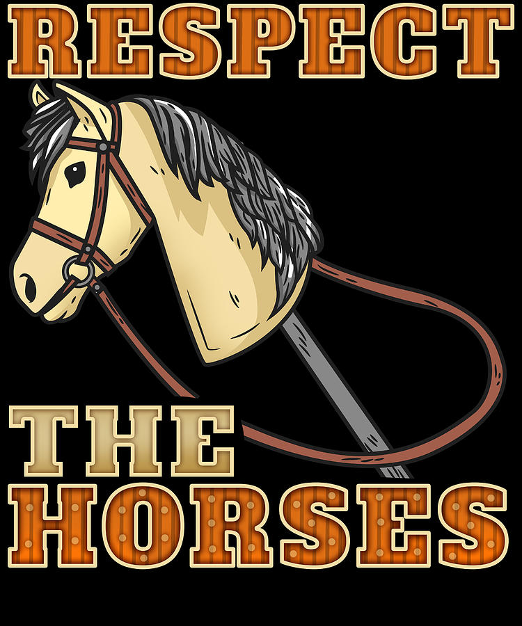 Respect The Horses Hobbyhorsing design hobbyhorse equetrian Zip Pouch by Bi  Nutz - Pixels
