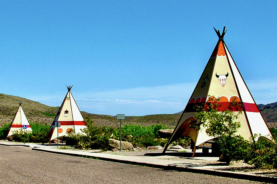 Rest area in Big Bend Ranch State Park, Texas. Photograph by Ruth Hager