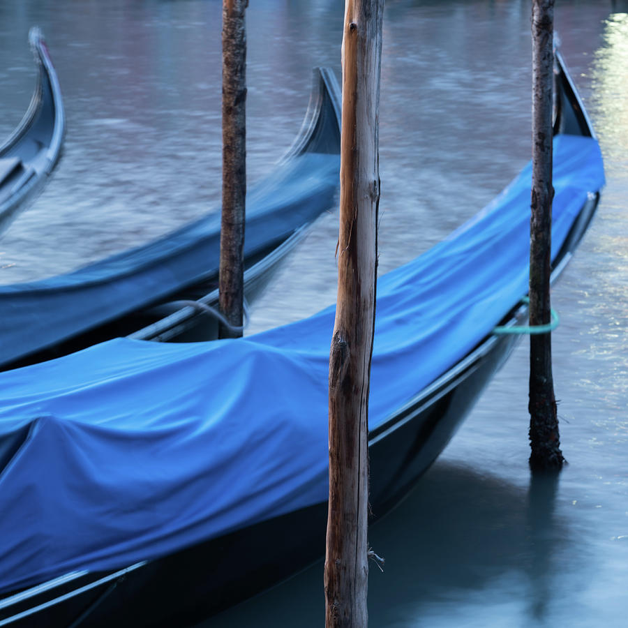 Resting Gondolas, Venice, Italy Photograph by Sarah Howard