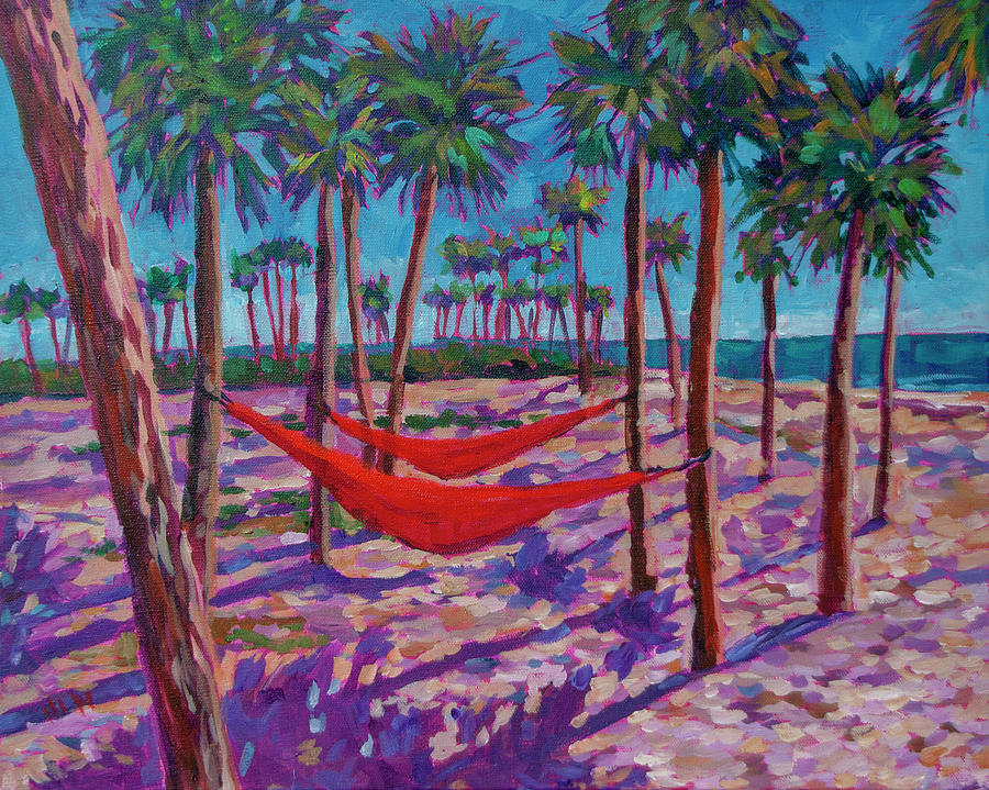 Tree Painting - Resting in the Sun by Heather Nagy